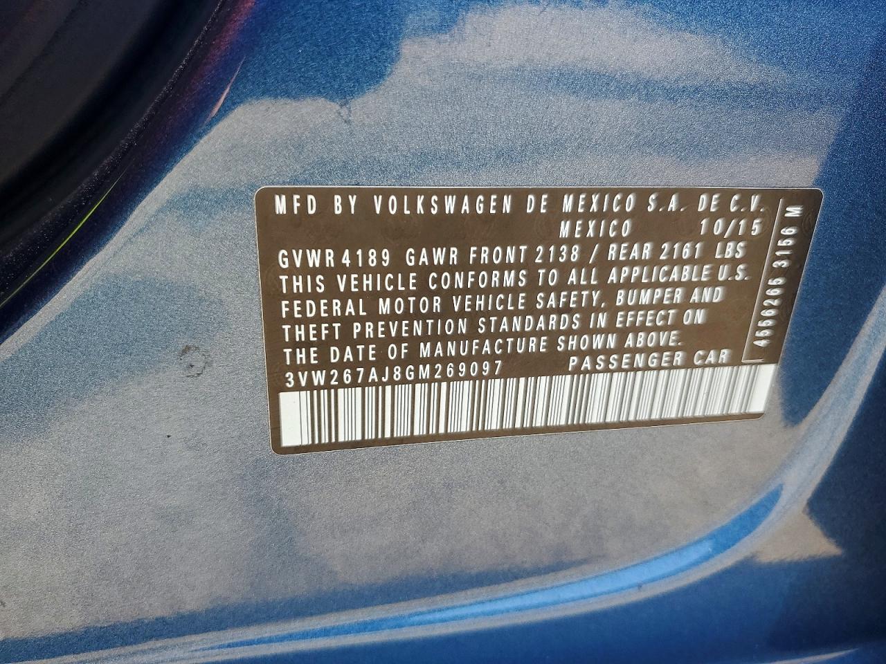2016 VOLKSWAGEN JETTA S photo 23