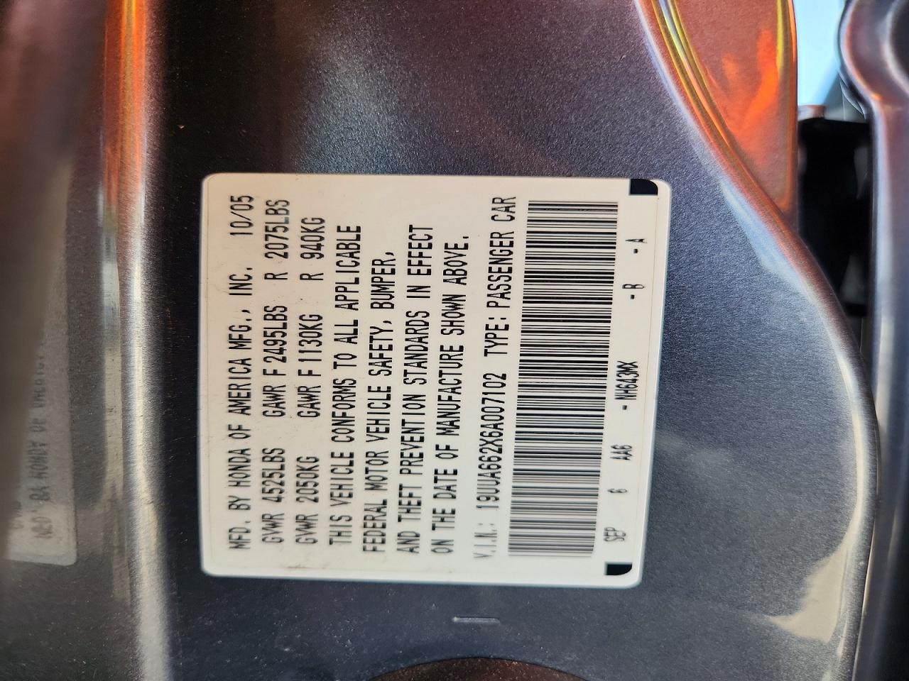 2006 ACURA 3.2TL photo 37
