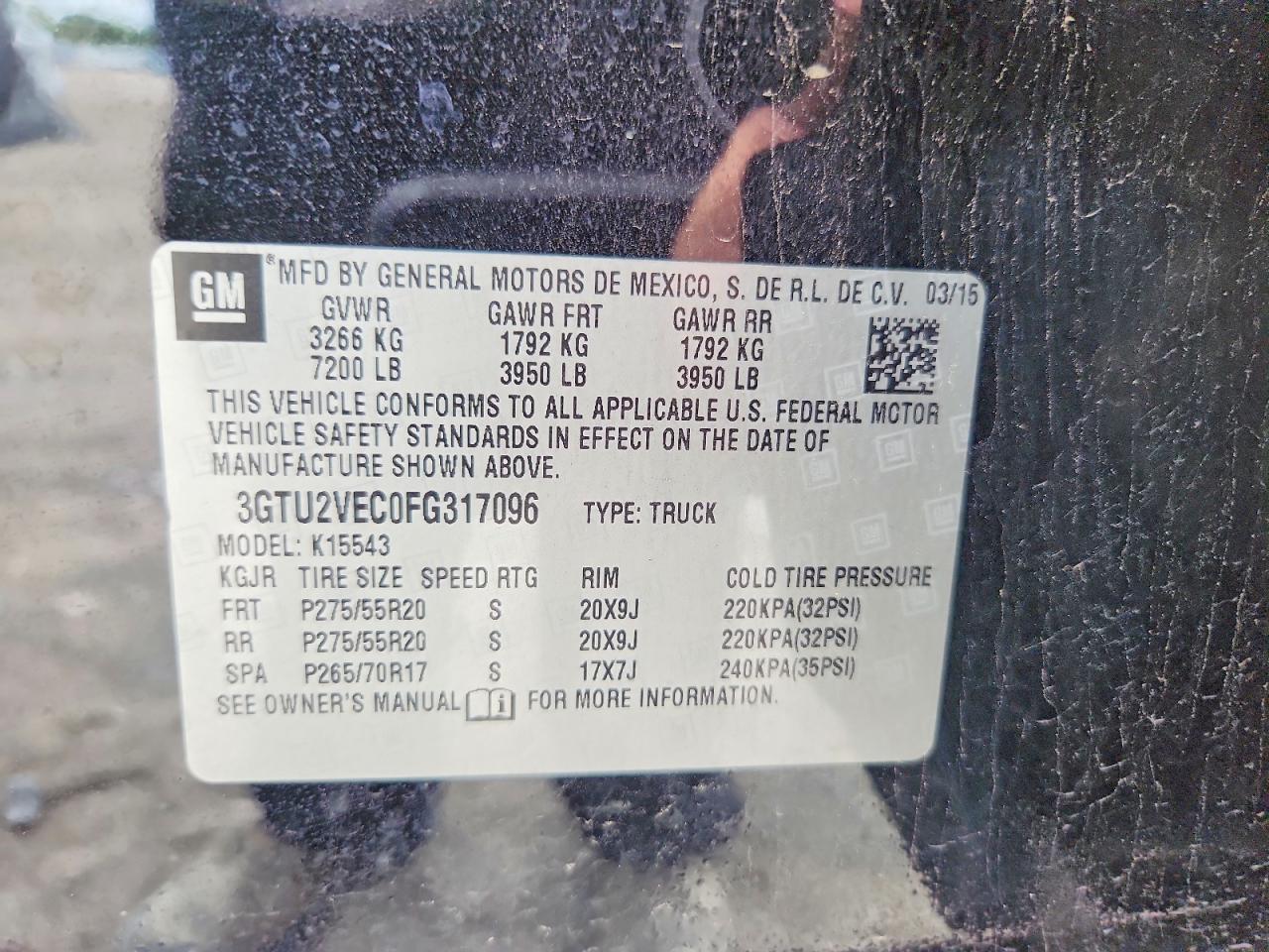 2015 GMC SIERRA K1500 SLT photo 12