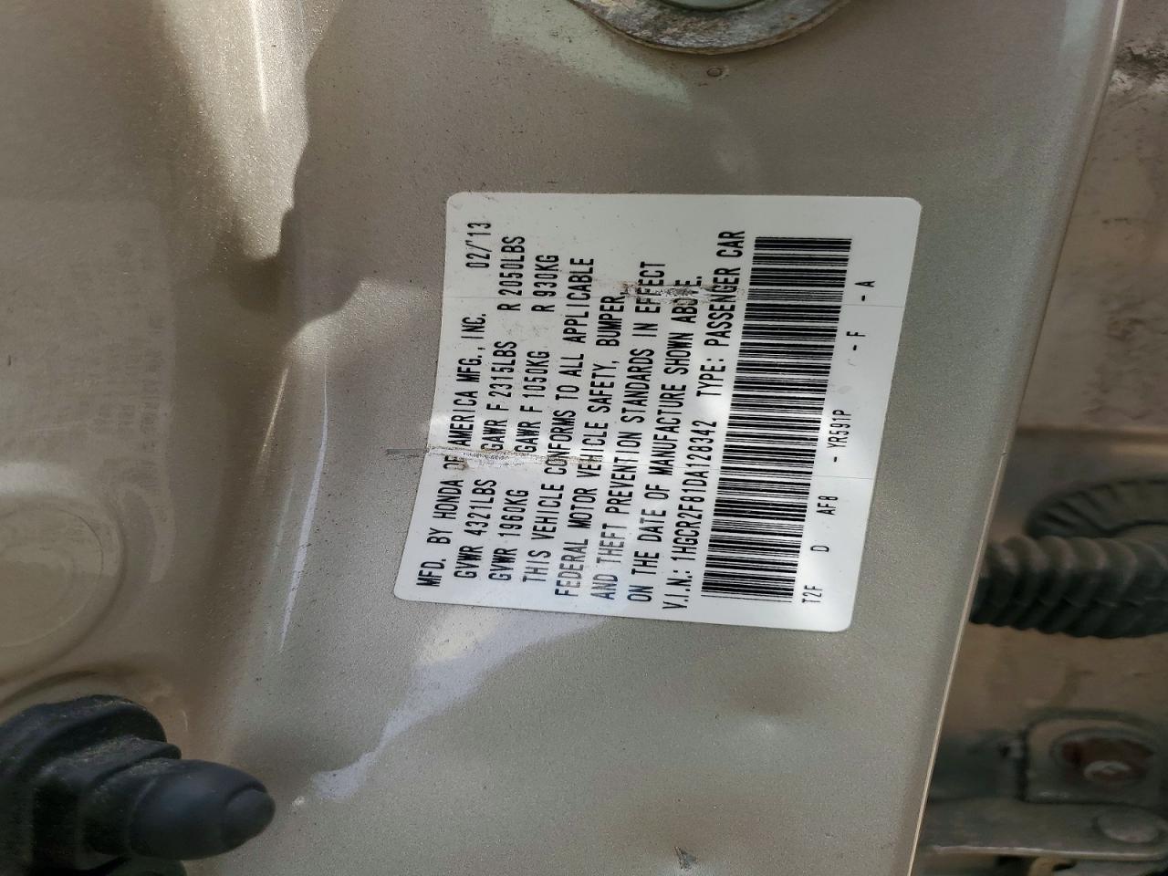2013 HONDA ACCORD EXL photo 34