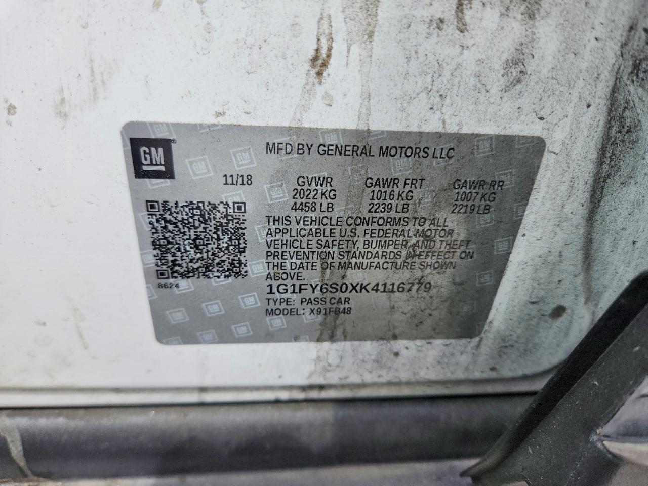 2019 CHEVROLET BOLT EV LT photo 13
