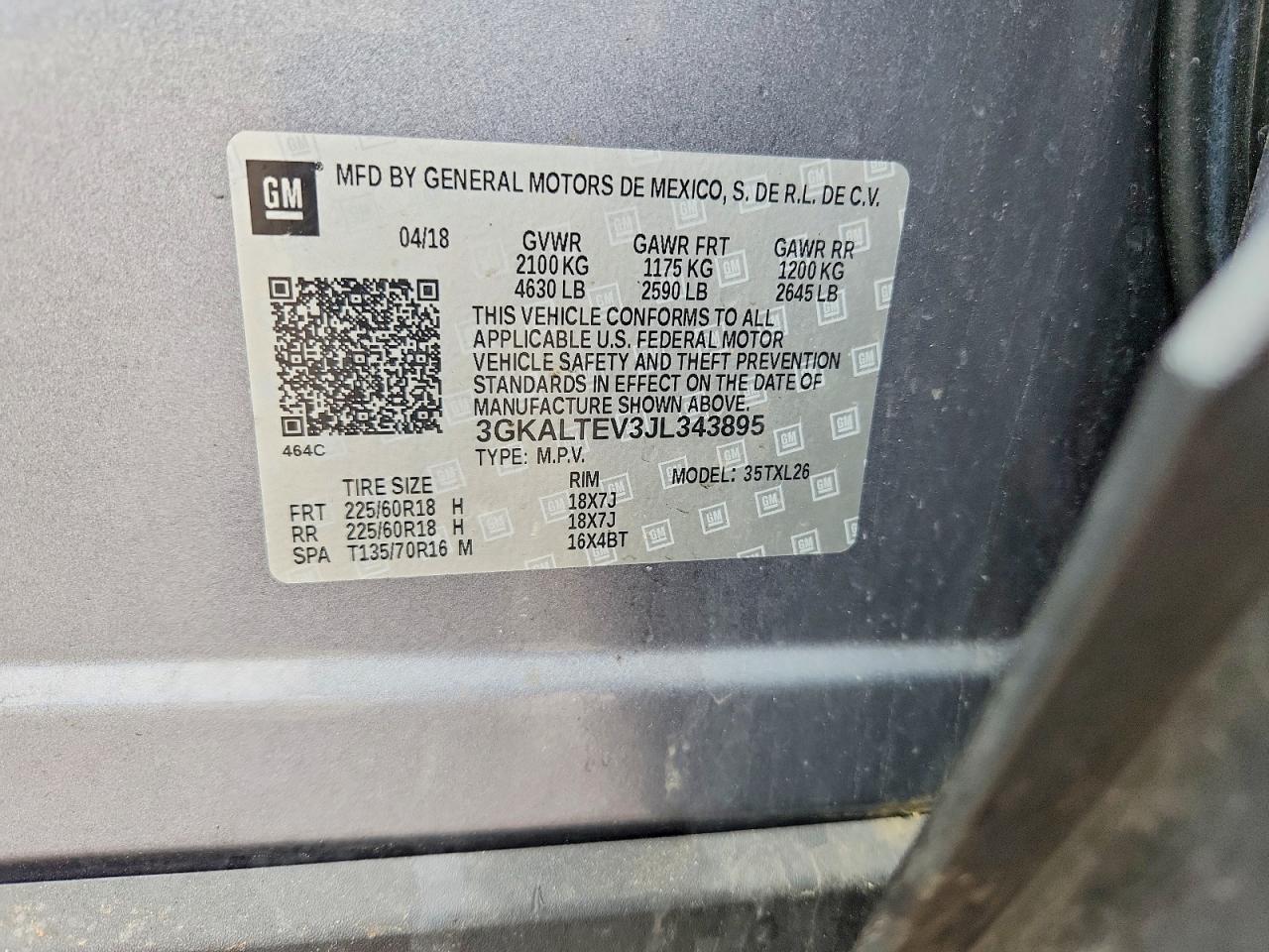 2018 GMC TERRAIN SLE photo 25