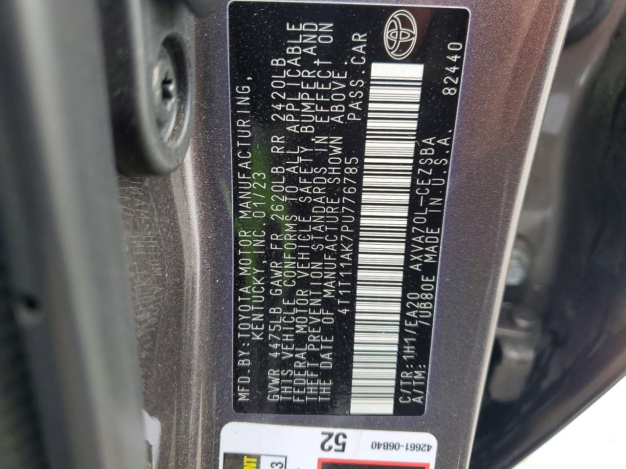 2023 TOYOTA CAMRY SE photo 34