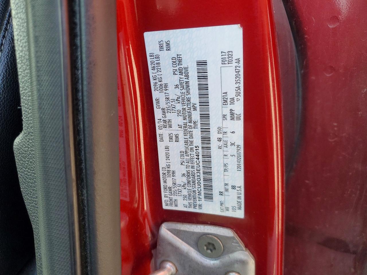 2014 FORD ESCAPE SE photo 23