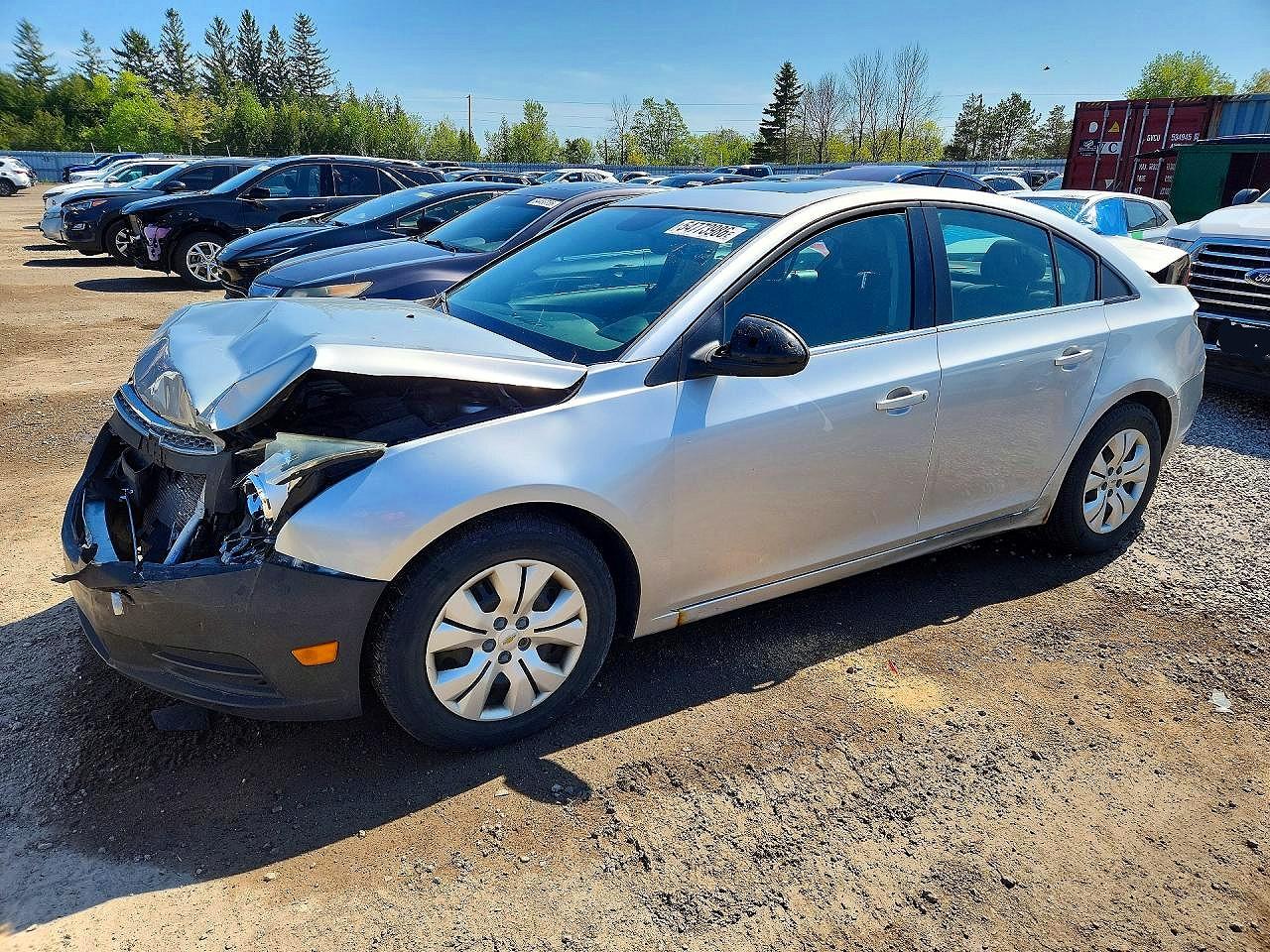 2014 CHEVROLET CRUZE LT — FRONT END damage — photo 1