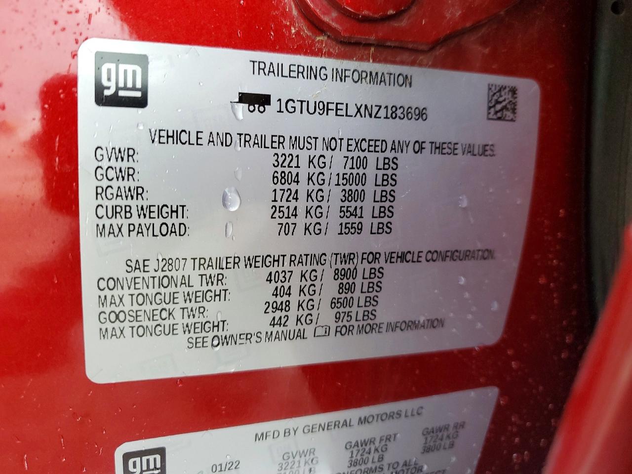 2022 GMC SIERRA LIMITED K1500 DENALI photo 25