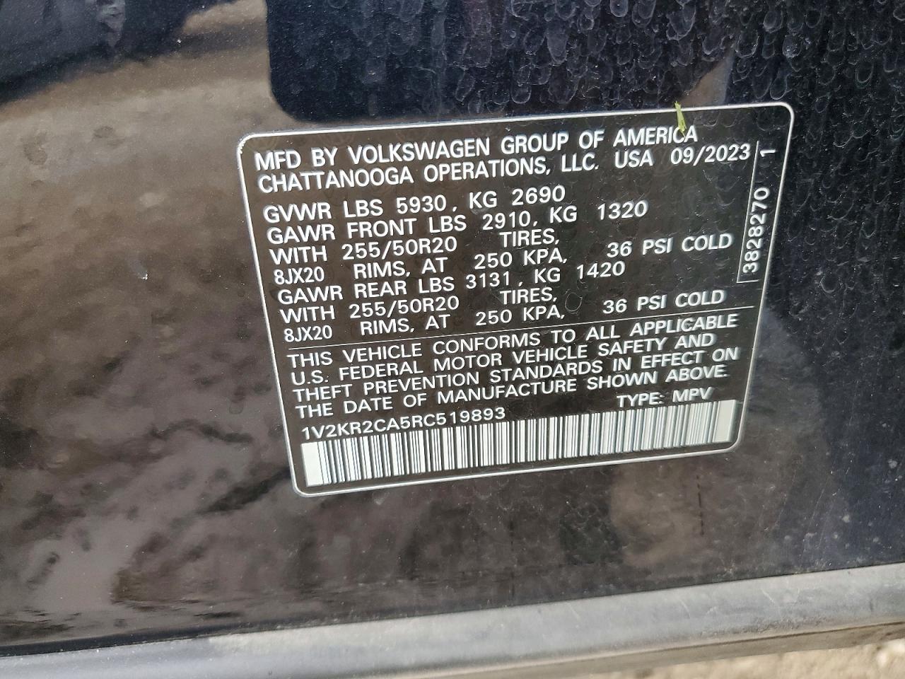 2024 VOLKSWAGEN ATLAS SE photo 23