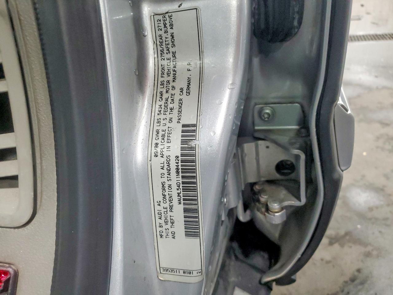 2001 AUDI A8 L QUATTRO photo 34