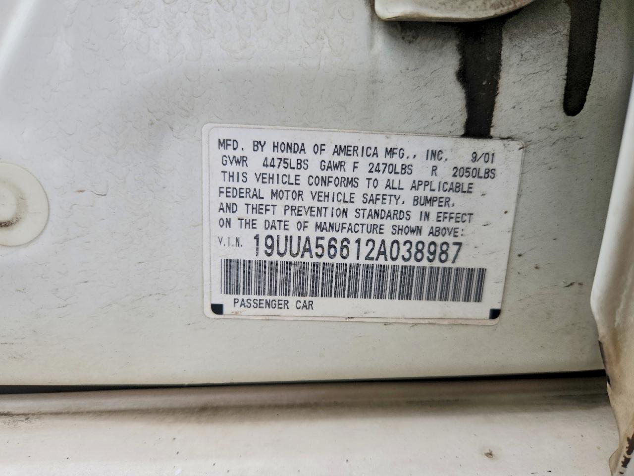 2002 ACURA 3.2TL photo 34