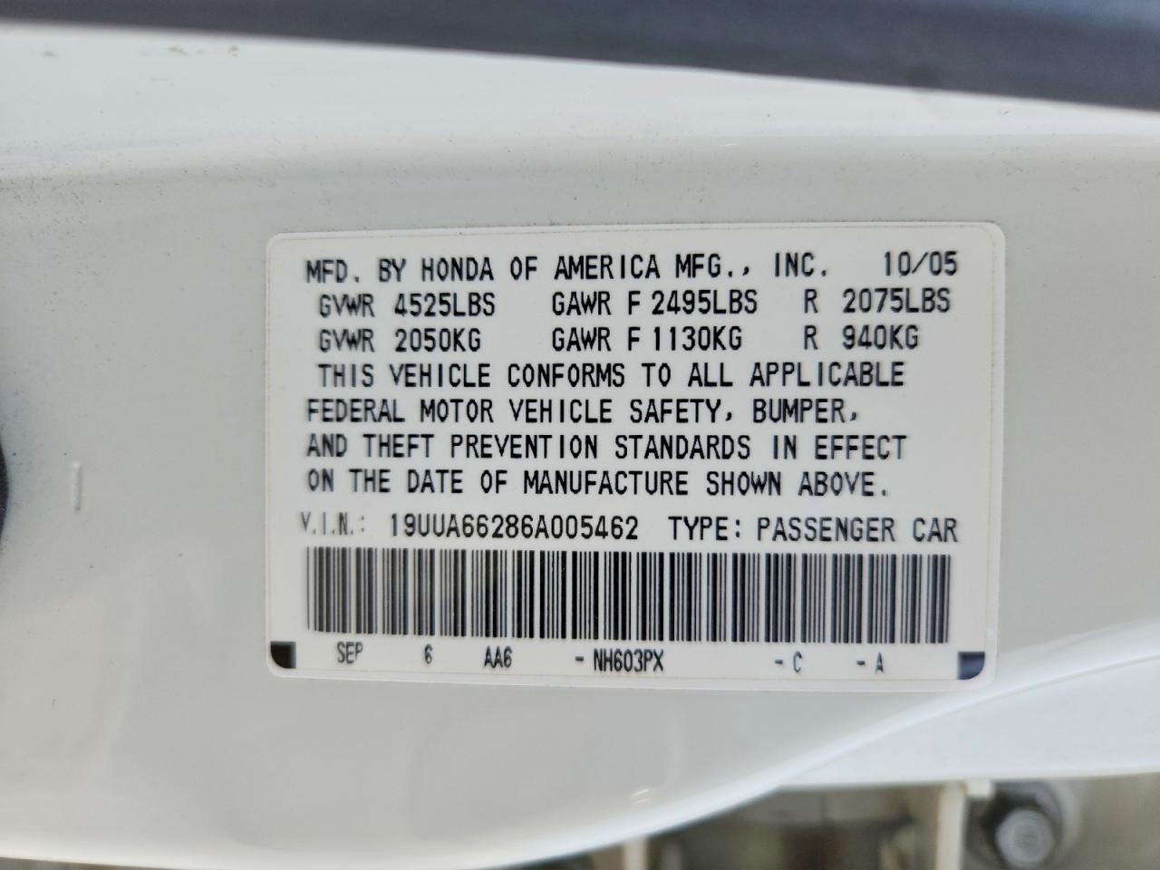 2006 ACURA 3.2TL photo 34