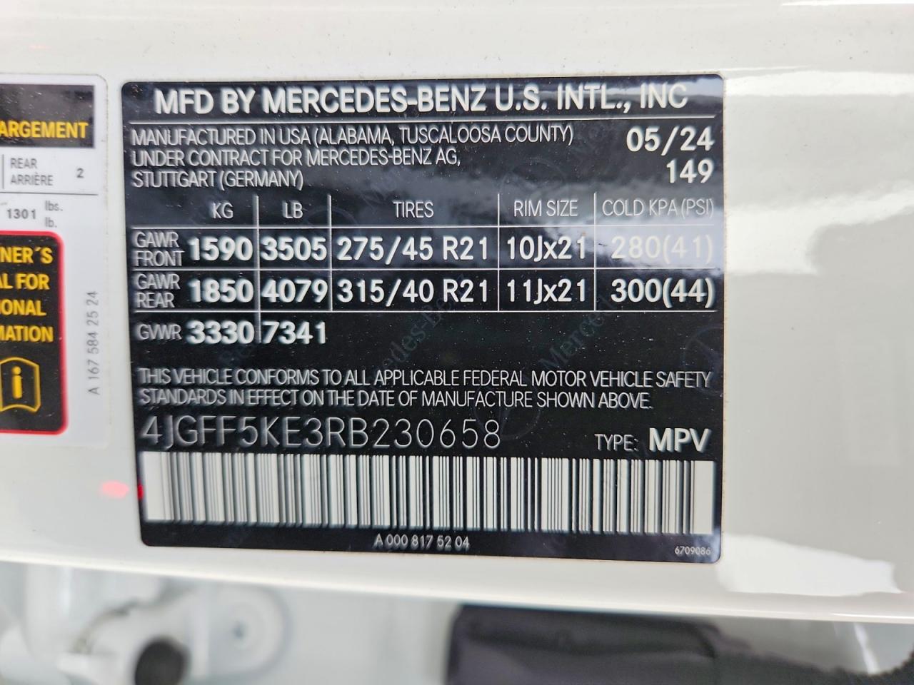 2024 MERCEDES-BENZ GLS 450 4MATIC photo 13