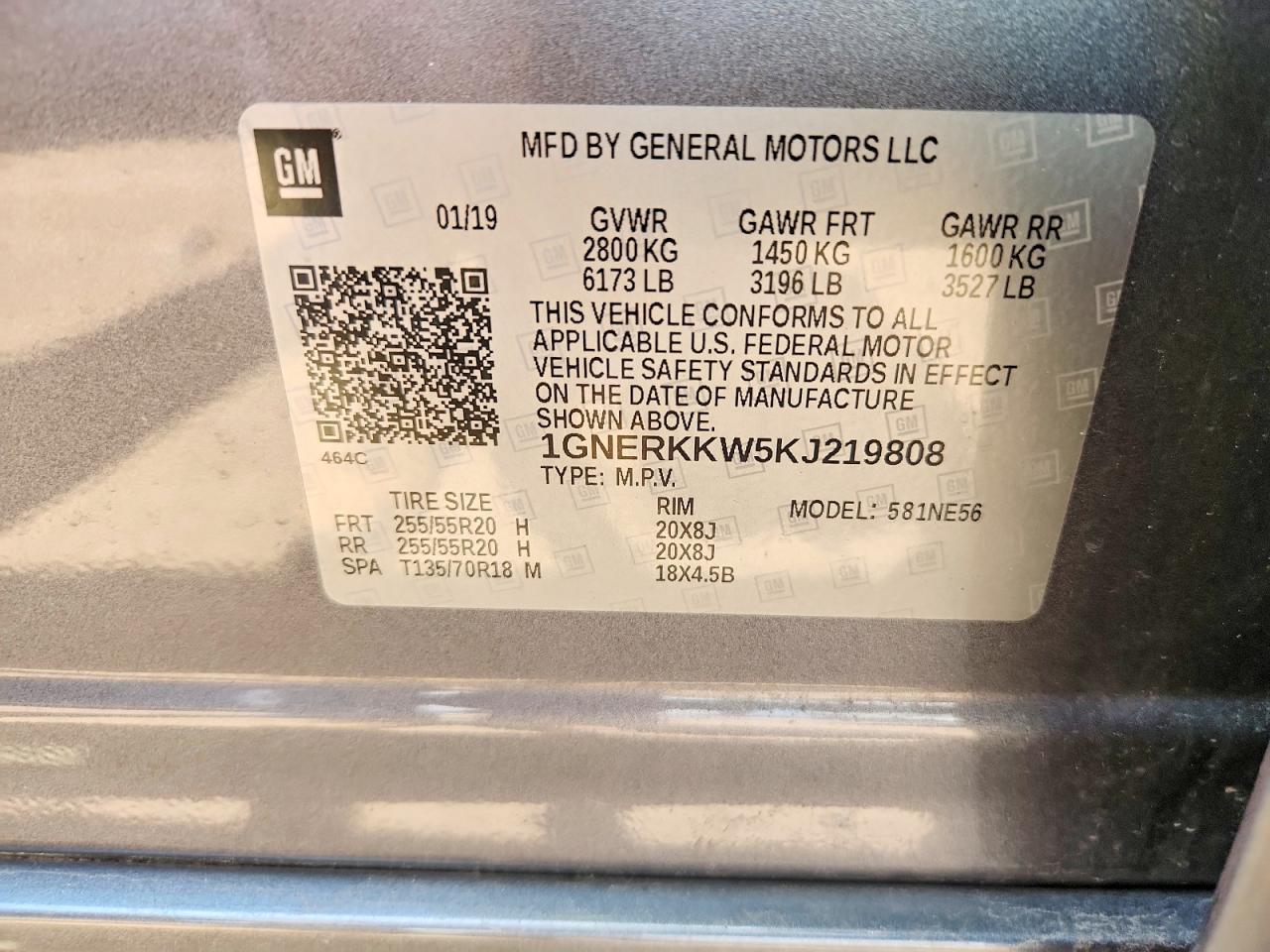 2019 CHEVROLET TRAVERSE PREMIER photo 23