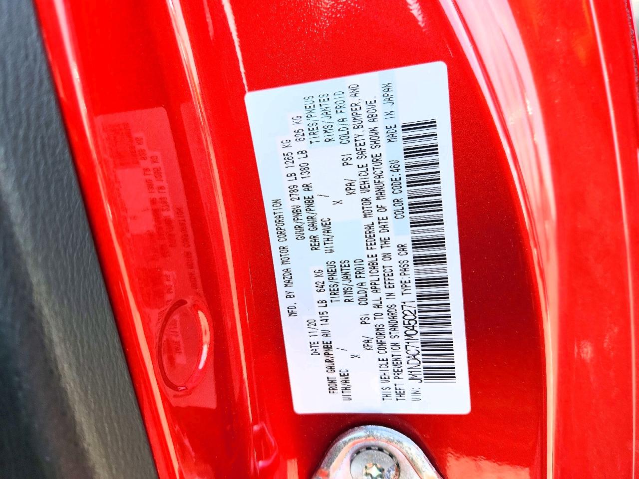 2021 MAZDA MX-5 MIATA CLUB photo 23