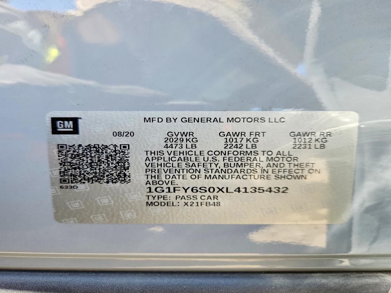 2020 CHEVROLET BOLT EV LT photo 12