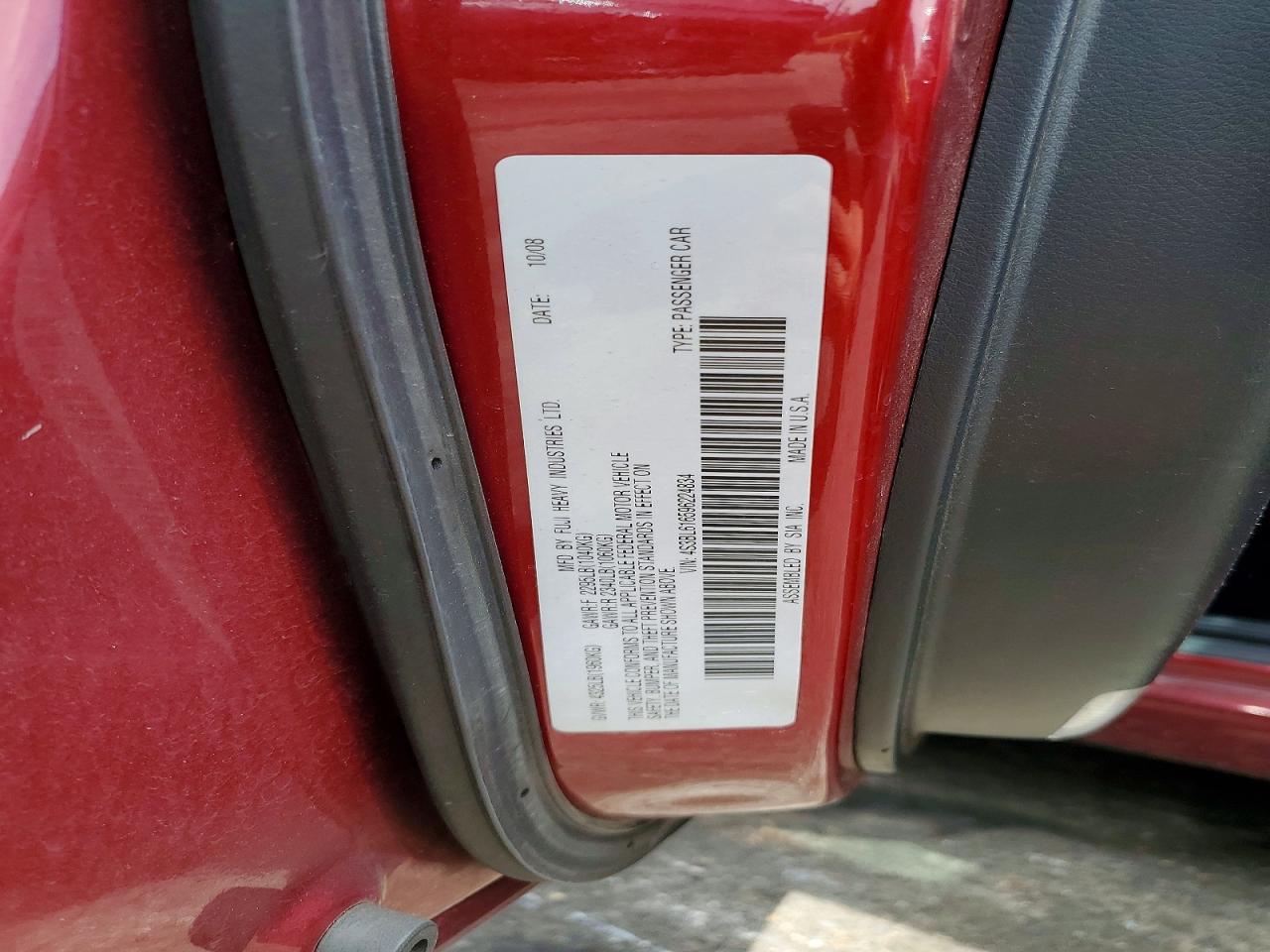 2009 SUBARU LEGACY 2.5I photo 23
