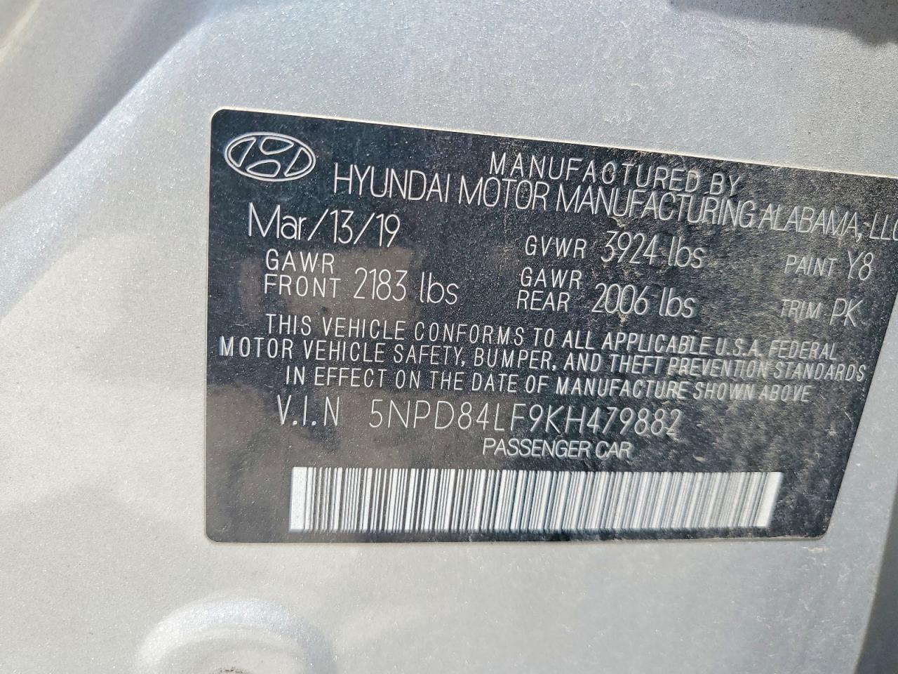 2019 HYUNDAI ELANTRA SEL photo 23