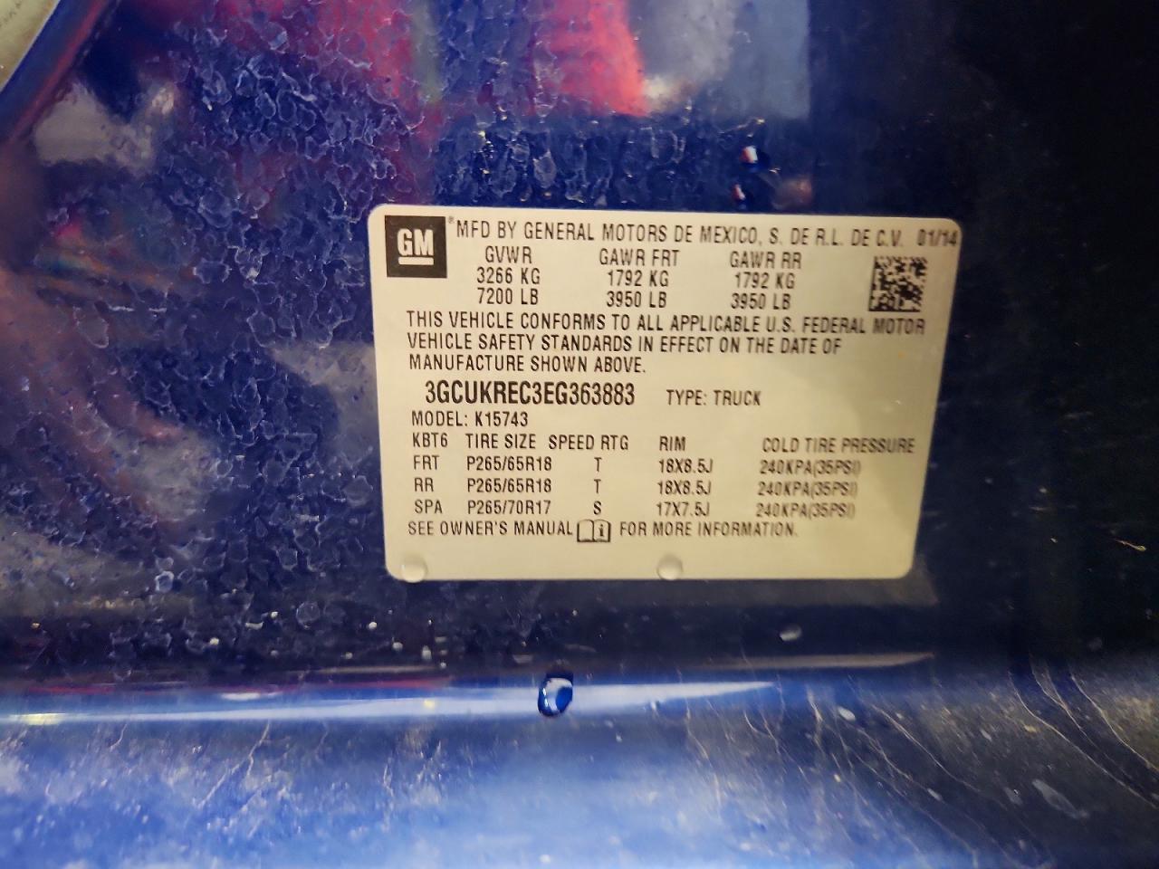 2014 CHEVROLET SILVERADO K1500 LT photo 25