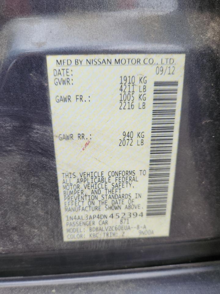 2013 NISSAN ALTIMA 2.5 photo 25