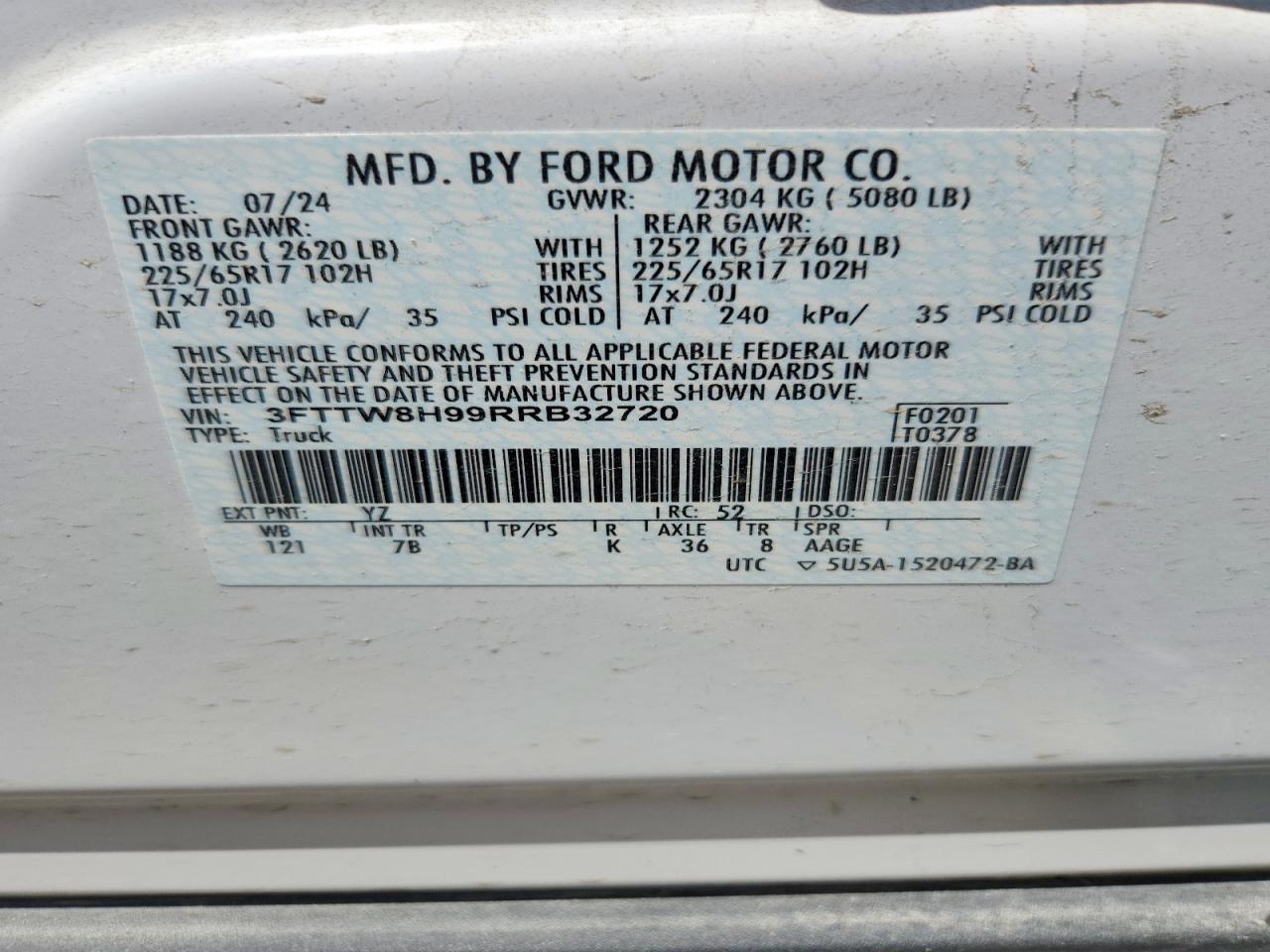 2024 FORD MAVERICK XLT photo 23