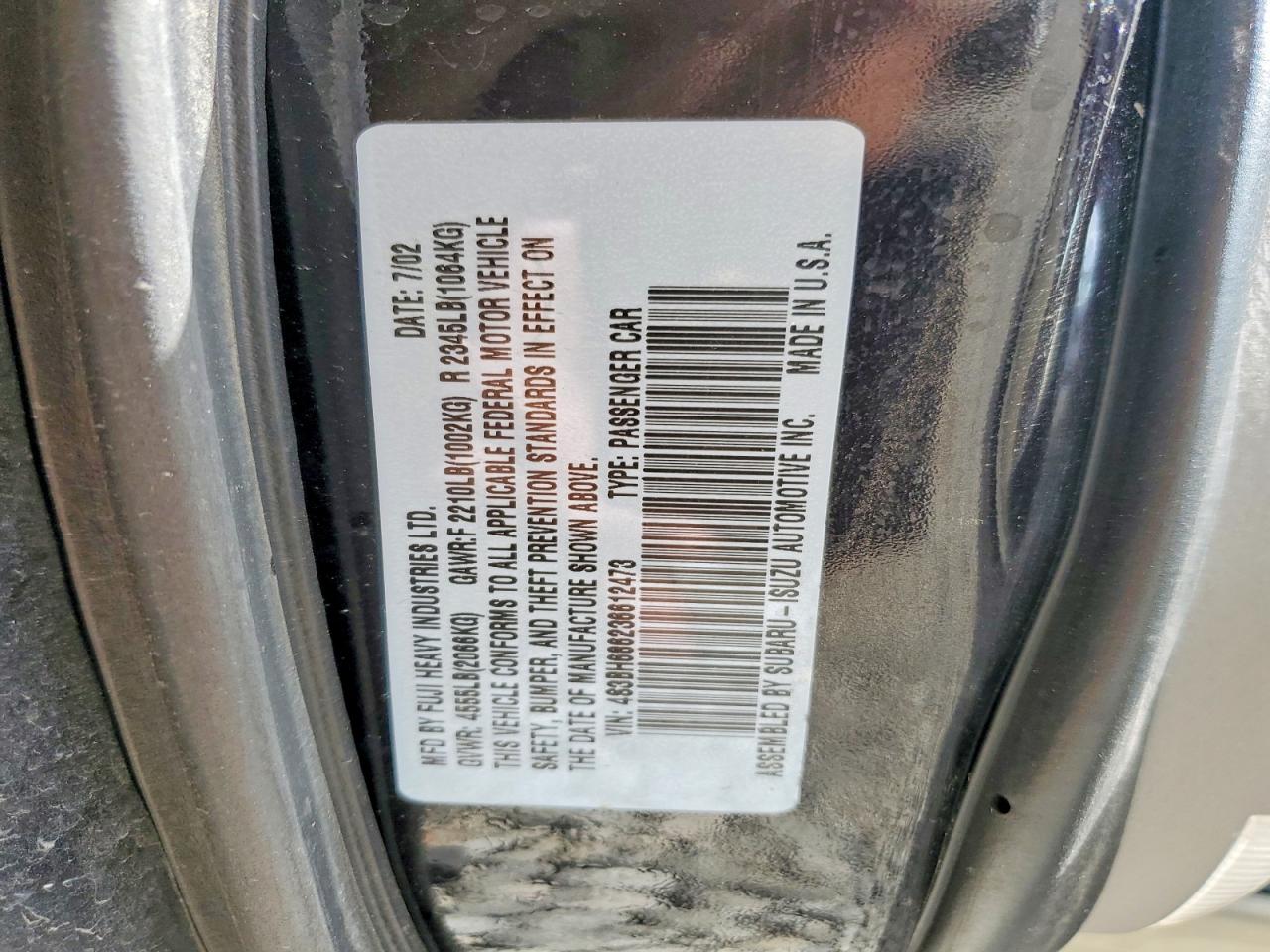 2003 SUBARU LEGACY OUTBACK LIMITED photo 13