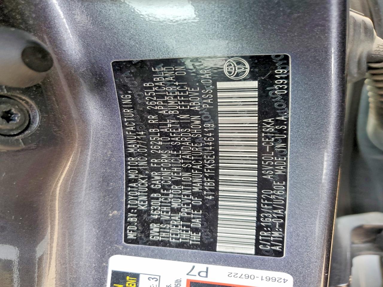 2014 TOYOTA CAMRY SE photo 23