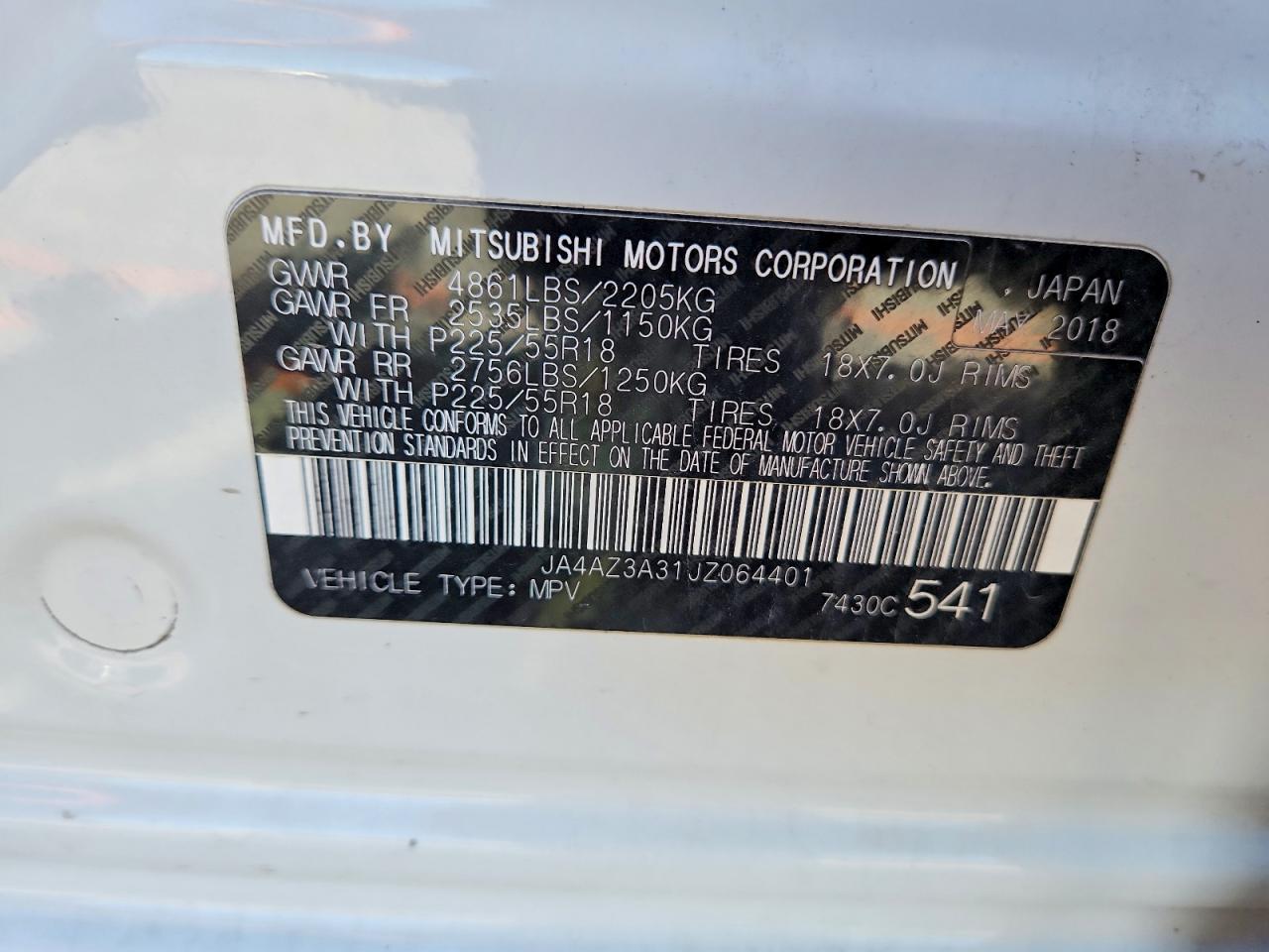 2018 MITSUBISHI OUTLANDER SE photo 40