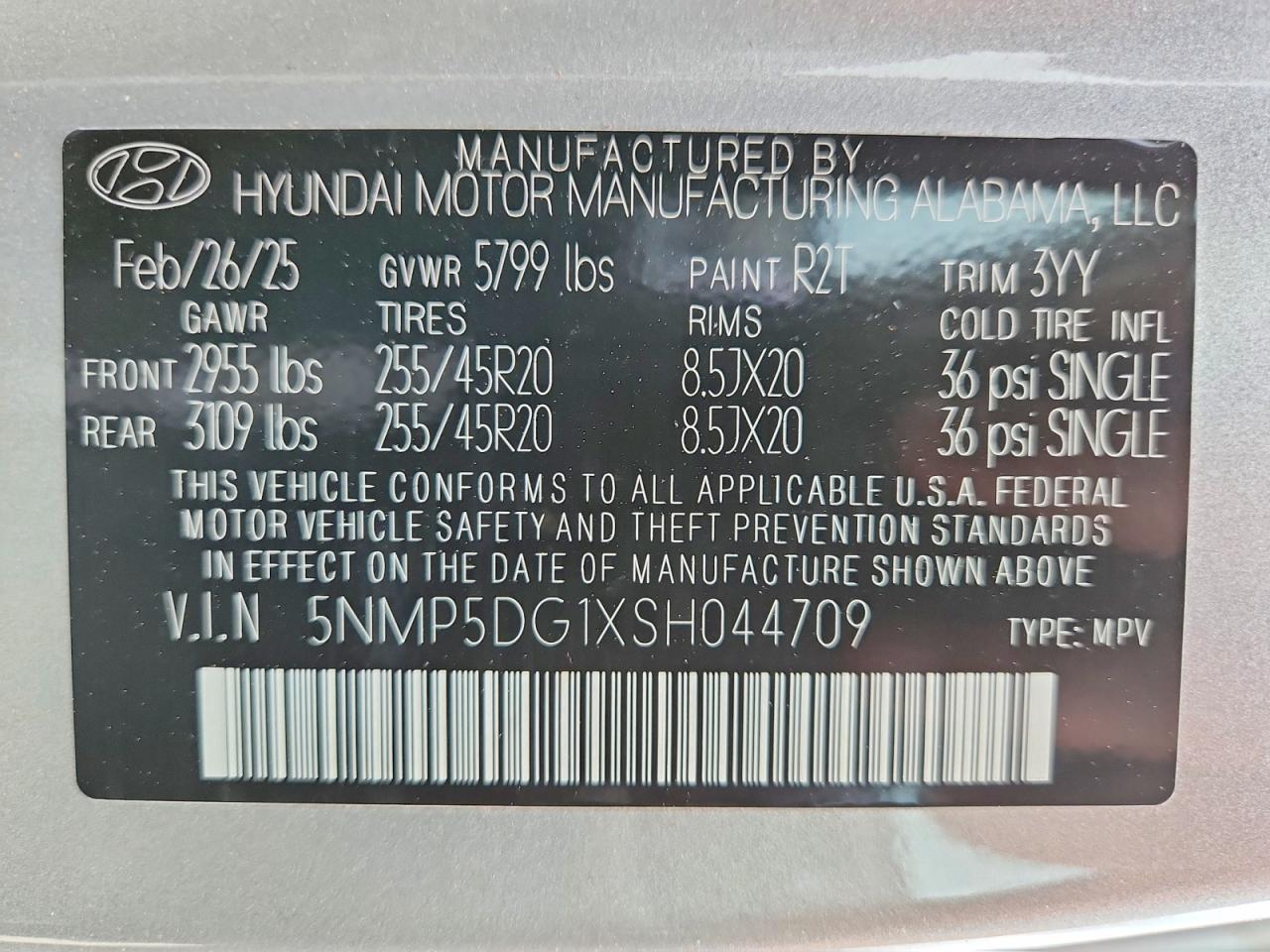 2025 HYUNDAI SANTA FE CALLIGRAPHY photo 25
