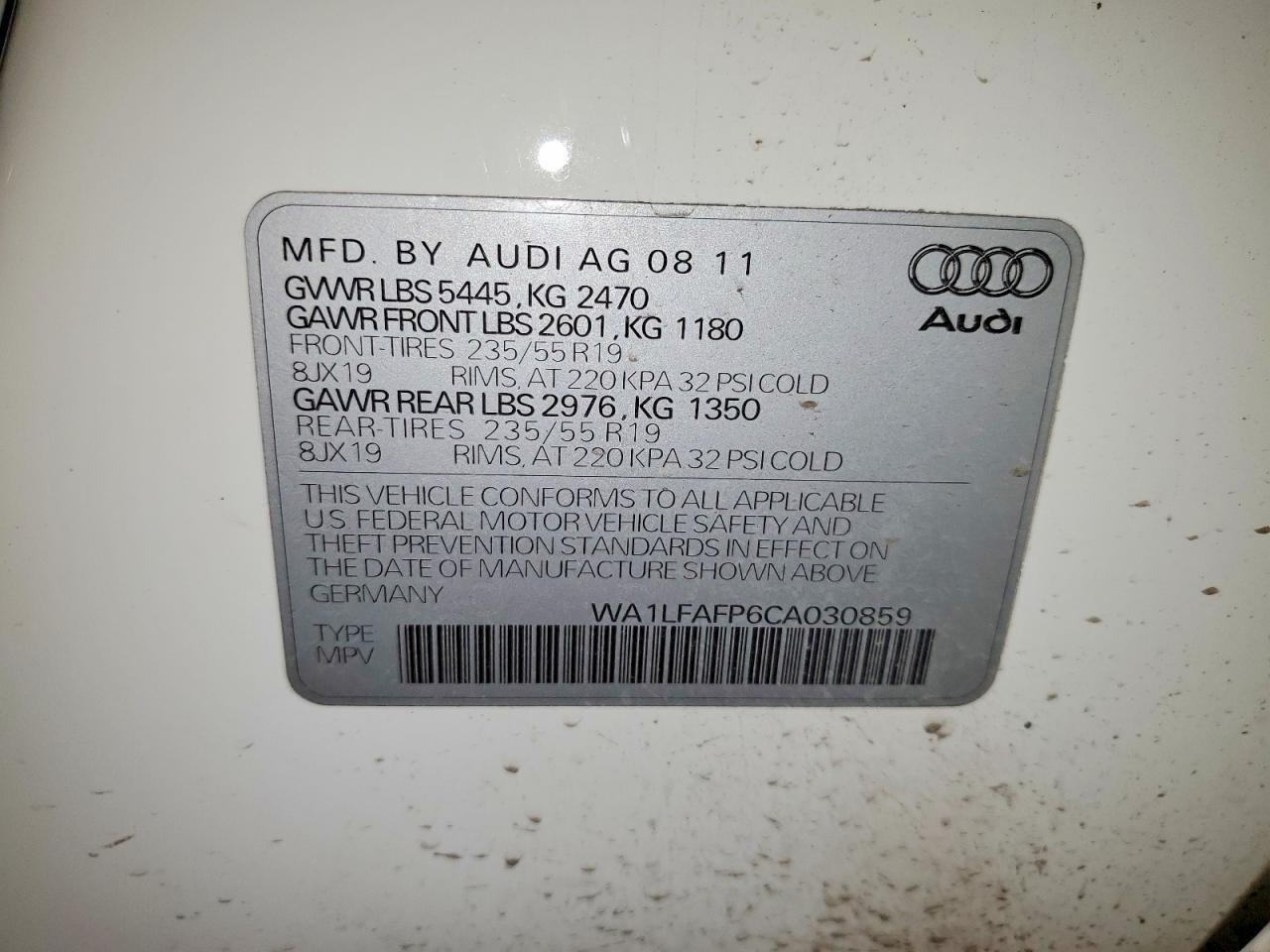2012 AUDI Q5 PREMIUM PLUS photo 37