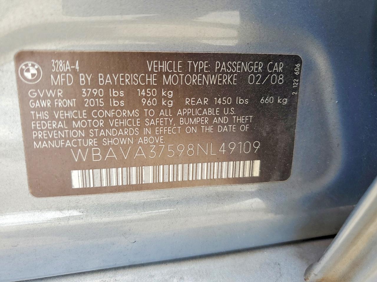 2008 BMW 328 I photo 12