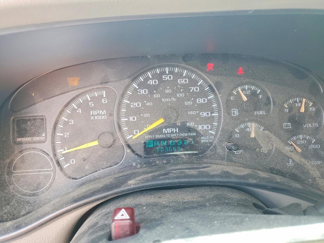 2001 CHEVROLET TAHOE K1500 photo 9