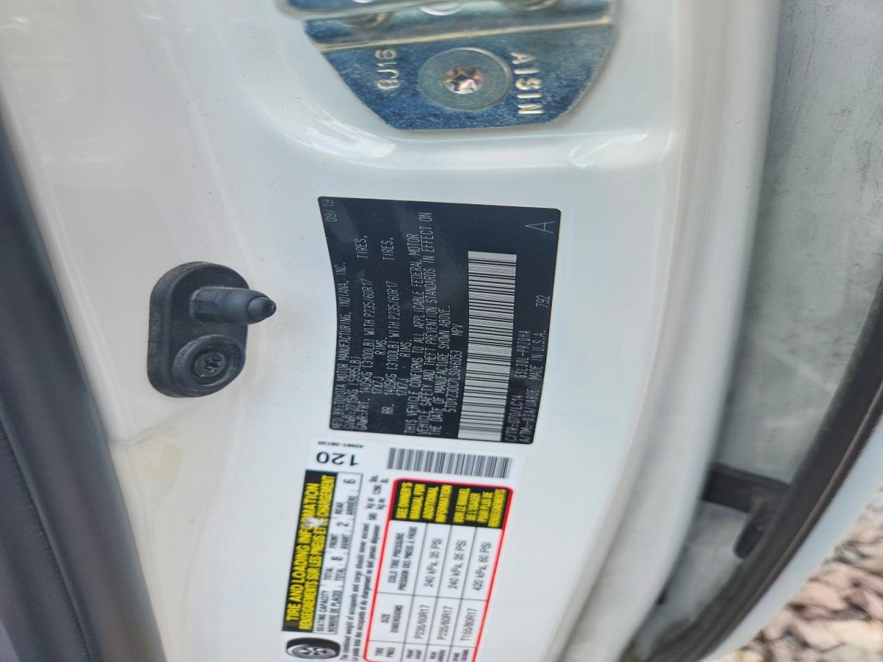 2020 TOYOTA SIENNA XLE 8-PASSENGER photo 37