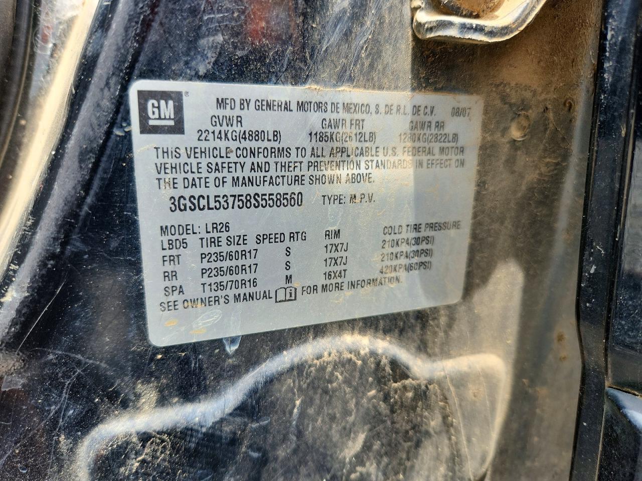 2008 SATURN VUE XR photo 27