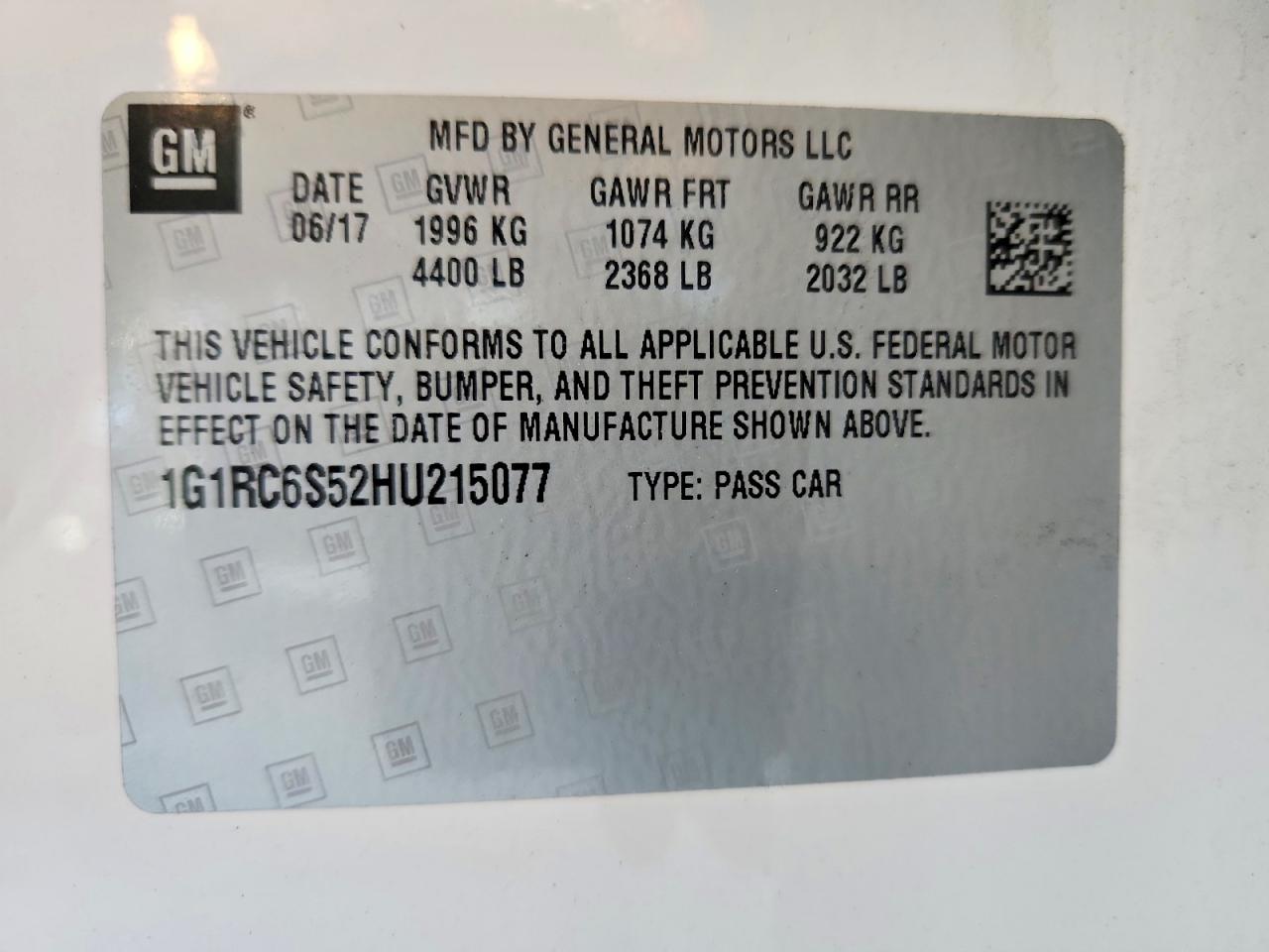 2017 CHEVROLET VOLT LT photo 34