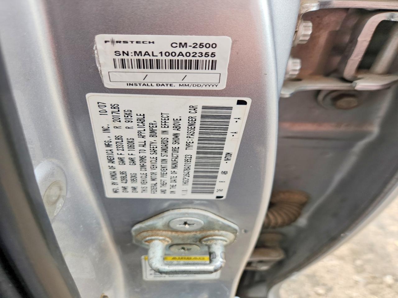 2008 HONDA ACCORD LXP photo 23