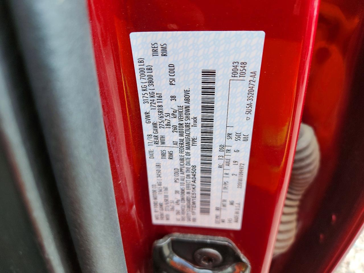 2019 FORD F150 SUPERCREW photo 23