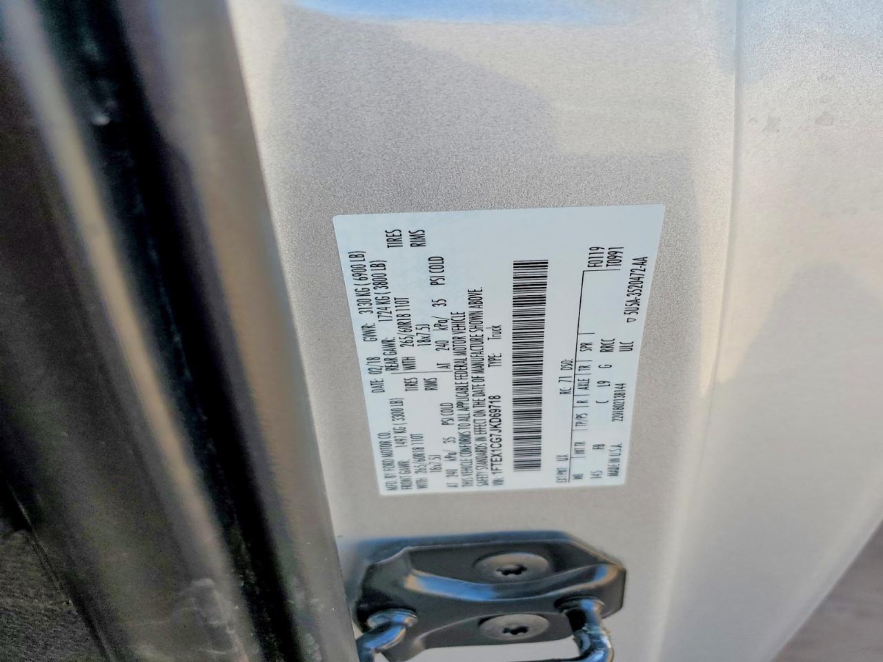 2018 FORD F150 SUPER CAB photo 34