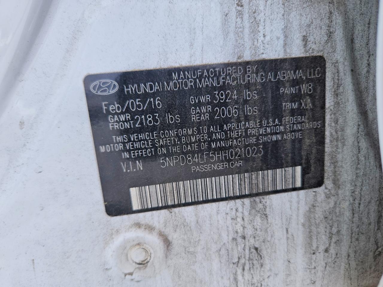 2017 HYUNDAI ELANTRA LIMITED photo 23