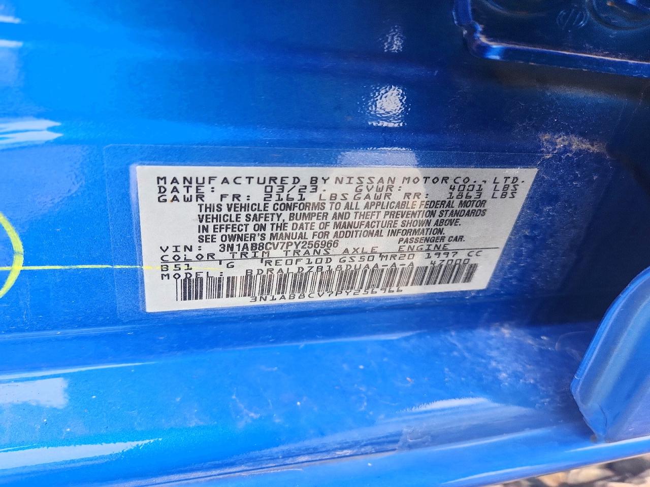 2023 NISSAN SENTRA photo 23