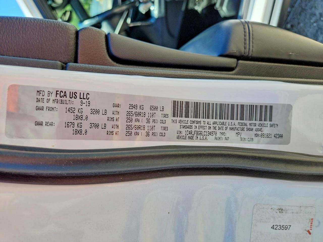 2020 JEEP GRAND CHEROKEE LIMITED photo 37