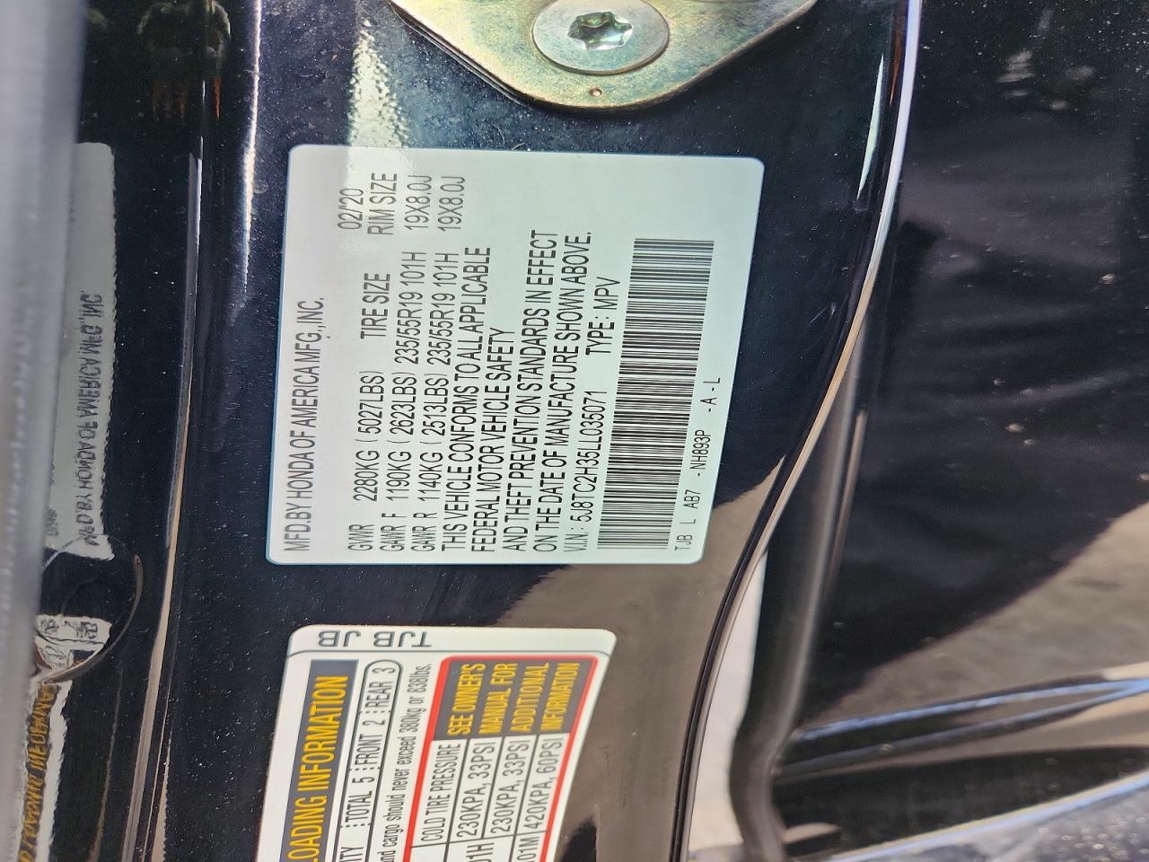 2020 ACURA RDX photo 25