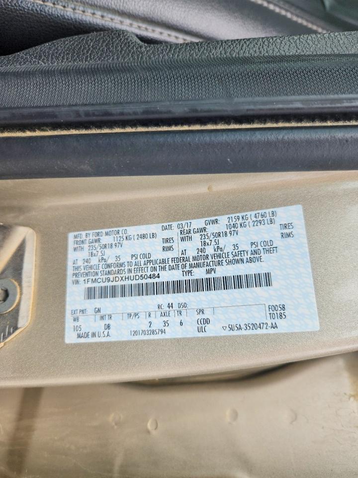 2017 FORD ESCAPE TITANIUM photo 27