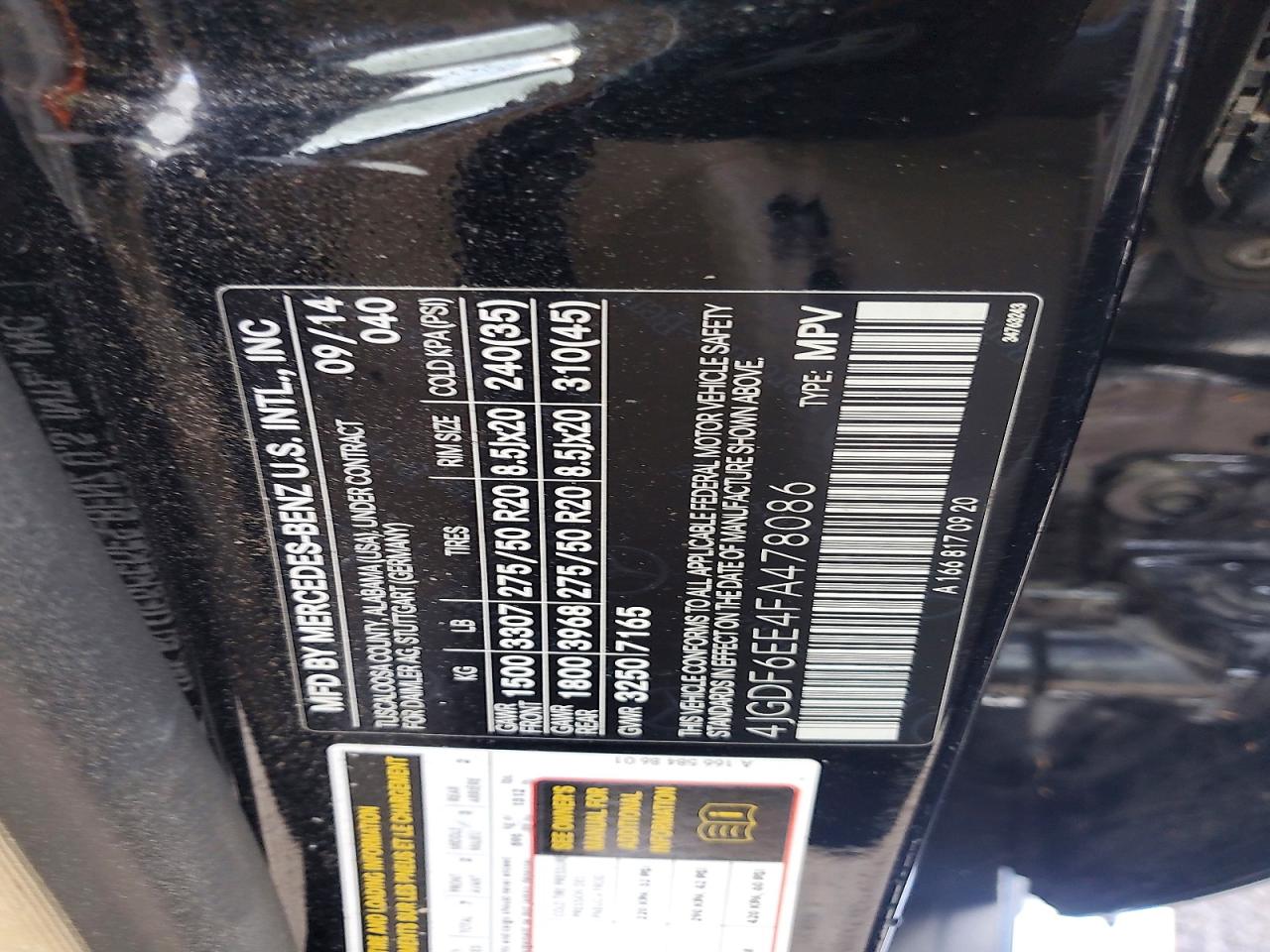 2015 MERCEDES-BENZ GL 450 4MATIC photo 25
