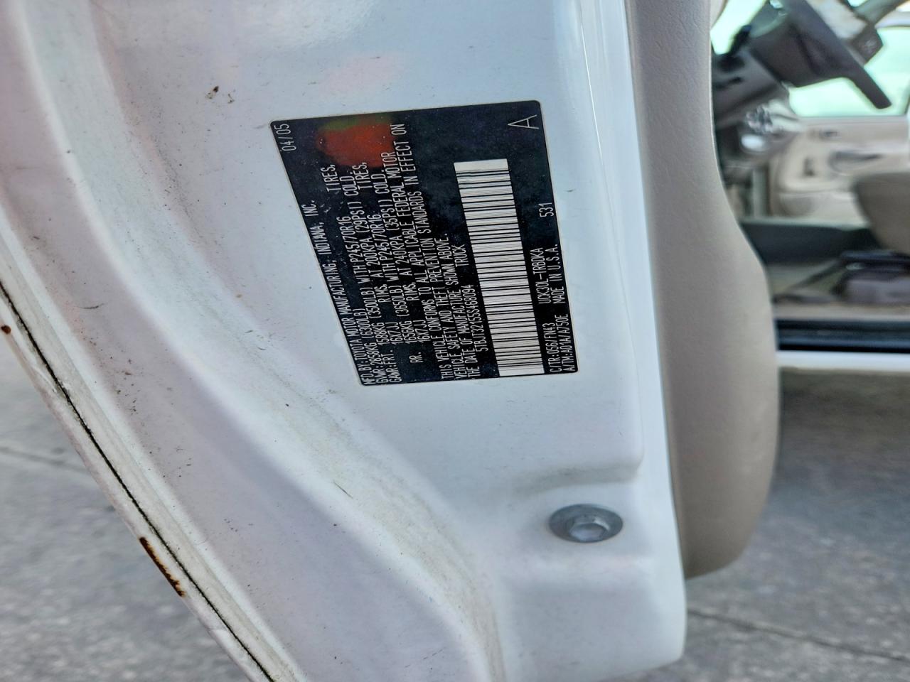 2005 TOYOTA TUNDRA BASE photo 34