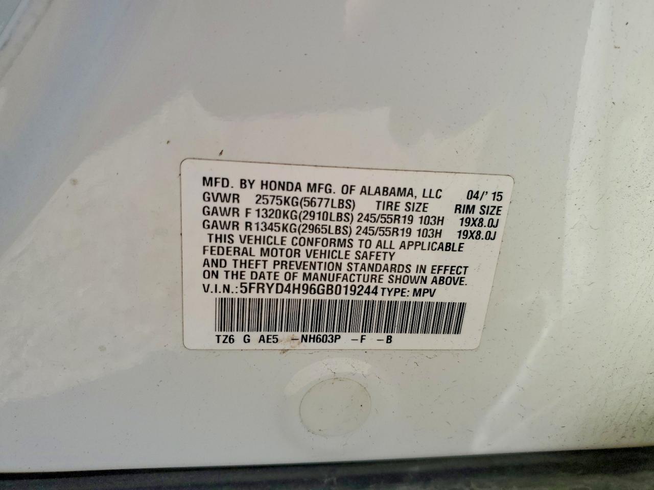2016 ACURA MDX ADVANCE photo 23