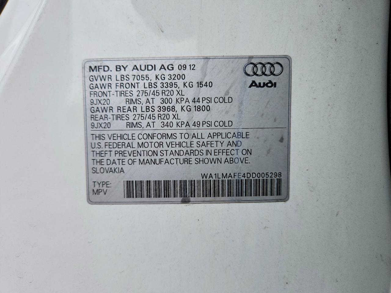 2013 AUDI Q7 PREMIUM PLUS photo 34