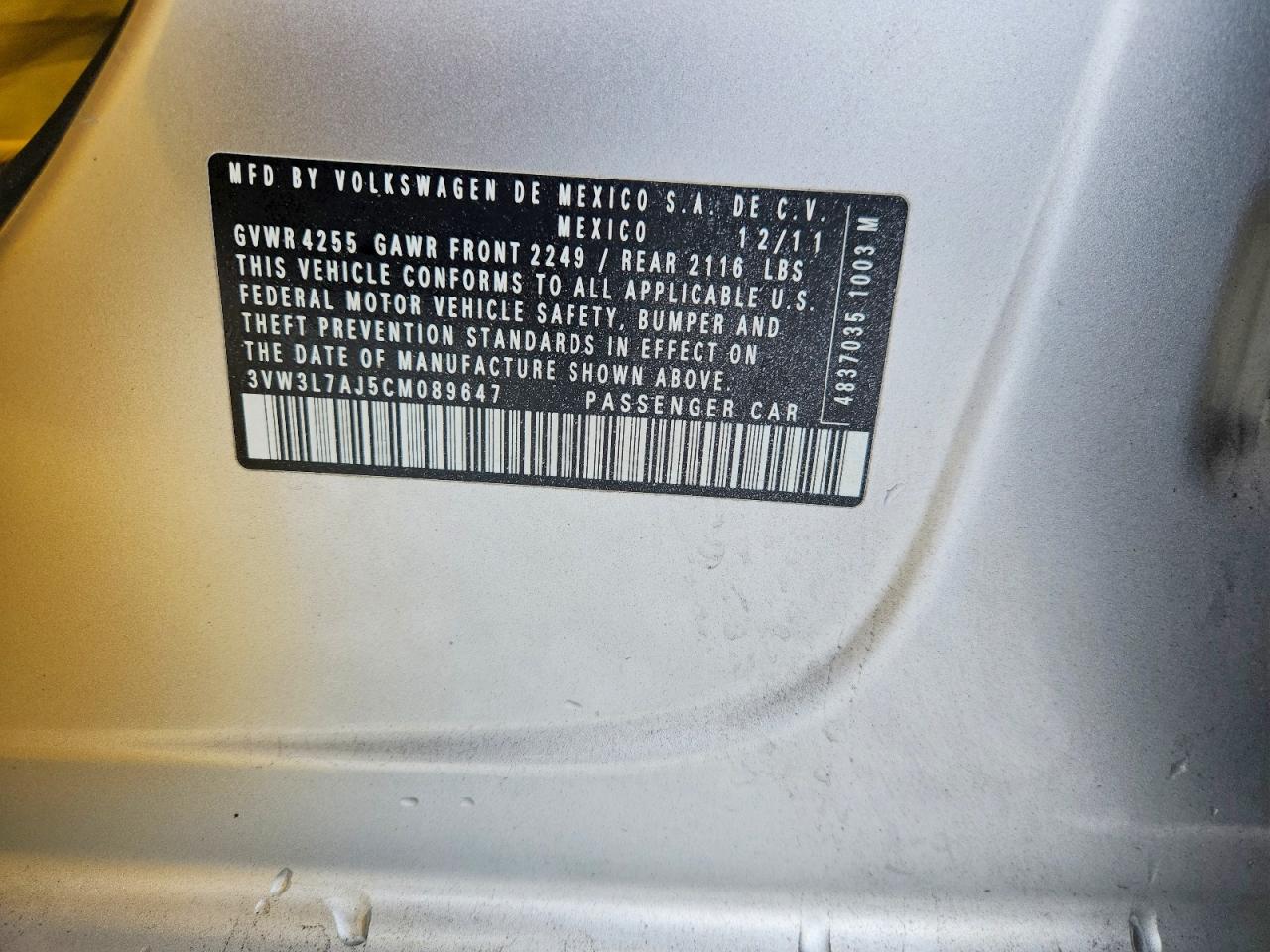 2012 VOLKSWAGEN JETTA TDI photo 23