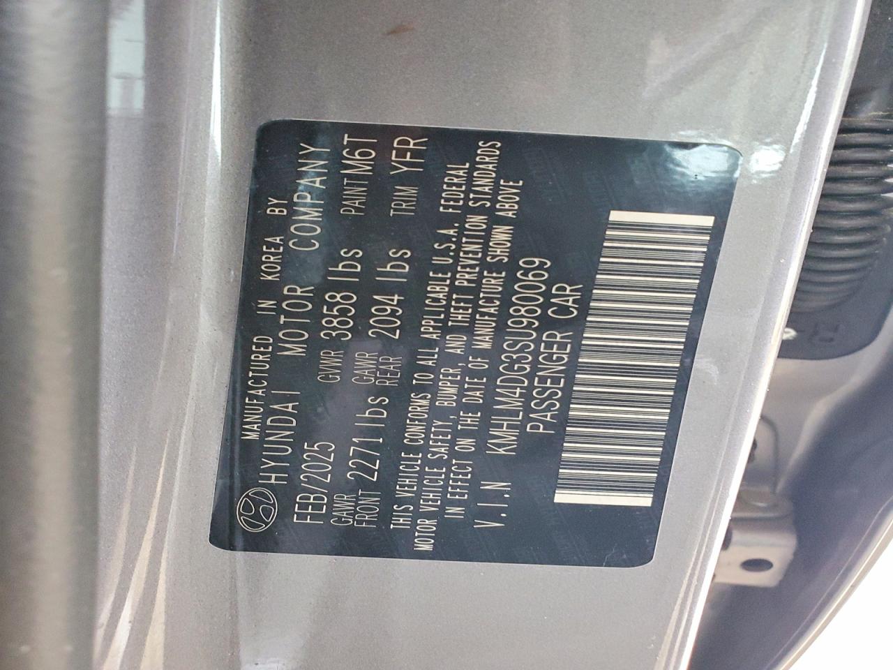 2025 HYUNDAI ELANTRA SEL SPORT photo 23