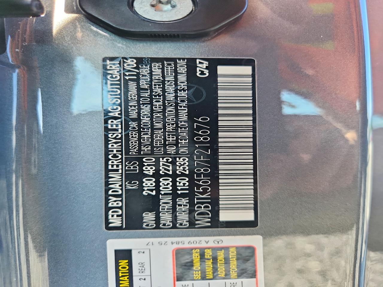 2007 MERCEDES-BENZ CLK 350 photo 34