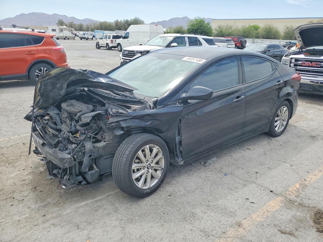 2014 HYUNDAI ELANTRA SE — FRONT END damage — photo 1