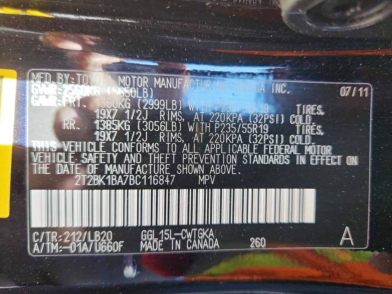 2011 LEXUS RX 350 photo 37